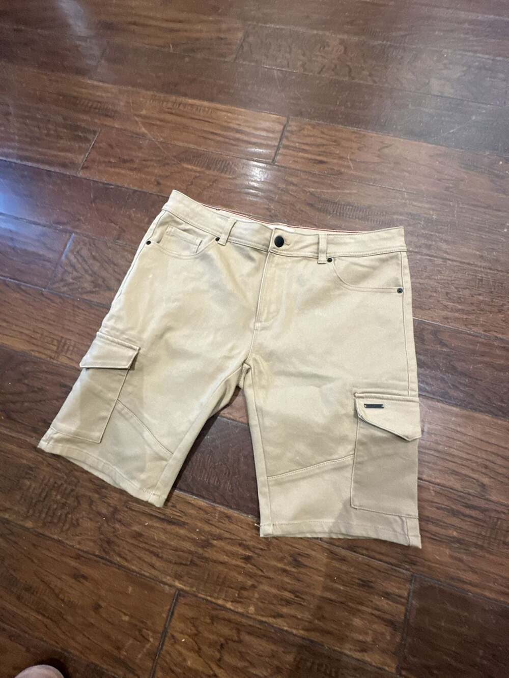 Scott James Slim Fit Cargo Shorts W34 Tan
